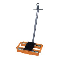 Sasiu de transport pentru utilaje, model TF 12, sarcina max. 12 tone, 8 role, UNICRAFT