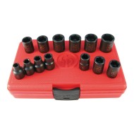 Seturi de chei tubulare de impact, dimensiune standard, tip 3/8, model SS3113 (Standard), 13 piese, Chicago Pneumatics