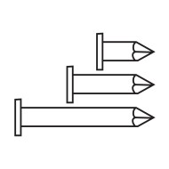 Cuie legate cu sarma Ø3.05 mm - 120 bucati pe legatura, Aircraft