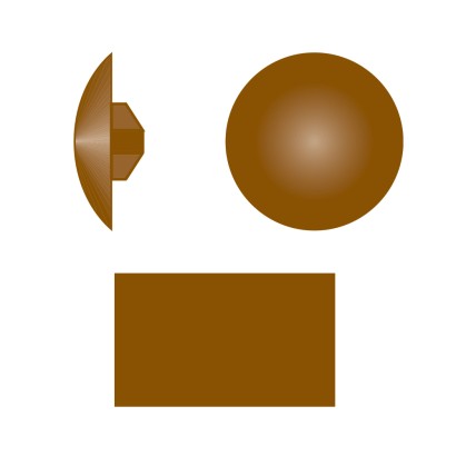 Capacele din plastic Ø8 mm,...