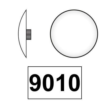 Capacele din plastic ø12 mm pentru suruburi torx T10, plastic, colorat, Rocast