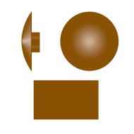 Capacele din plastic Ø12 mm, pentru suruburi torx T20, plastic, colorat, Rocast