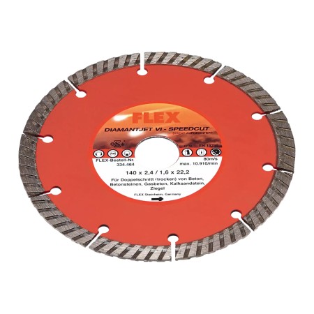 Disc diamantat Diamant-JET VI, 140 mm pentru MS 1706 FR, Flex