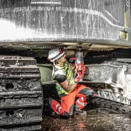 Masina de insurubat cu impact, inel de fixare si maner D - M18 ONEFHIWF1DS-121C, cu acumulator 18 V si incarcator, Milwaukee