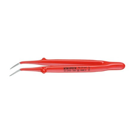 Pensete de precizie izolate, varf inclinat, varfuri ascutite si striate, Knipex