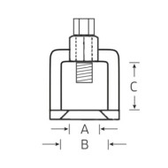 Extractor de pivoti, tip 1 - 11041, Stahlwille