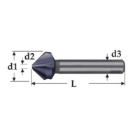 Set tesitoare C 90° HSS TiAIN, rectificate, DIN 335, Ruko