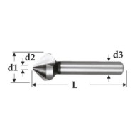 Set tesitoare C 90° HSS pentru aluminiu, rectificate, DIN 335, 6 pieseRuko