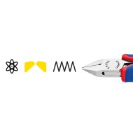 Cleste diagonal, cap ascutit pentru electronisti, Knipex