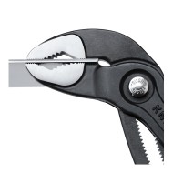 Clesti Cobra, strat protector gri lustruit si manere din plastic anti-alunecare, Knipex
