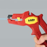 Dezizolator automatic, autoreglabil, cu cutit, pentru cabluri de aluminiu si cupru, Knipex