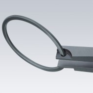 Cleste special pentru inele speciale de siguranta, suprafata brunata si manere din plastic, Knipex