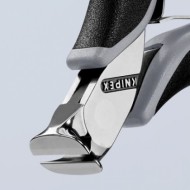 Cleste de taiere frontala pentru electronisti, cu protectie la descarcare electrostatica, varf la 90°, L 115 mm, Knipex