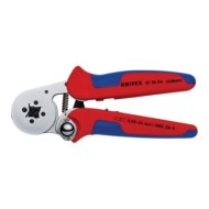 Cleste de sertizare laterala cu auto-reglare pentru pini terminali, sertizare patrata, Knipex