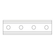 Conector 184 x 52 mm pentru profile 41 x 41 mm, Rocast