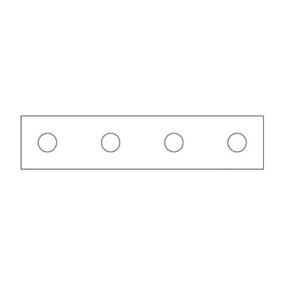 Conector cu 4 gauri, 160 x...
