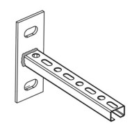 Consola suport CL27, Sectiune 27 x 18 mm, Zincata, Rocast