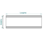 Capace pentru paturi de cabluri, tabla zincata, L   3m ,Rocast