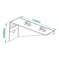 Consola de perete RMWBH 10-15 , sudata, zincata, Rocast