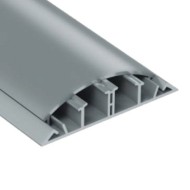 Canal cablu 2 metri pentru podea PVC gri, ignifug, Rocast