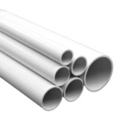 Tub PVC 3 metri gri, usor (750N), indoibil la rece, ignifug, Rocast