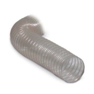 Furtun flexibil din poliuretan, transparent, cu spiral, Ø40 mm, lungime: 2.5 m, Holzkraft