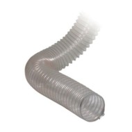 Furtun flexibil din poliuretan, transparent, cu spiral, Ø100 mm, lungime: 10 m, Holzkraft