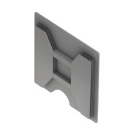 Capac din plastic 41 x 41mm, pentru profile - PVC, Rocast