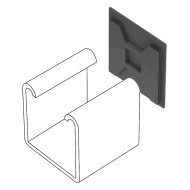 Capac din plastic 41 x 41mm, pentru profile - PVC, Rocast