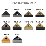 Suporti cu placuta fixata cu stift - clema, MTJN 93 grade, CANELA
