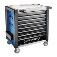 Dulap mobil pentru scule, 8 sertare, model 98/8B, culoare albastra, L x l 1001 x 1020 mm, Stahlwille