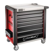 Dulap mobil pentru scule, 7 sertare,model 98/7R, culoare rosie, L x l 1001 x 1020 mm, Stahlwille