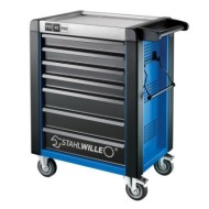 Dulap mobil pentru scule, 7 sertare, model 95/7B, culoare albastra, L x l 823 x 1021 mm, Stahlwille