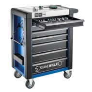 Dulap mobil pentru scule, 7 sertare, model 95/7B, culoare albastra, L x l 823 x 1021 mm, Stahlwille