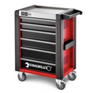 Dulap mobil pentru scule, 6 sertare, model 95/7R, culoare rosie, L x l 823 x 1021 mm, Stahlwille