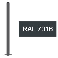 Stalp cu talpa pentru gard, Rocast