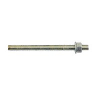 Prezoane cu varf drept si cap plat, pentru fixari chimice, otel zincat grupa 8.8 ,Rocast