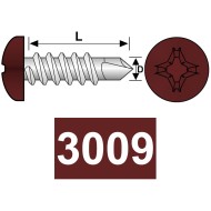 Surub autoforant cu cap bombat forma "N", DIN 7504, Rocast