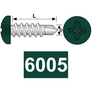 Surub autoforant cu cap bombat forma "N", DIN 7504, Rocast