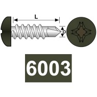 Surub autoforant cu cap bombat forma "N", DIN 7504, Rocast