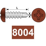 Surub autoforant cu cap bombat forma "N", DIN 7504, Rocast