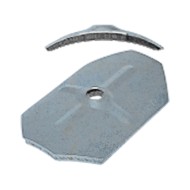 Saiba de coama octogonala curbata cu garnitura din polietilena expandata,  Ø6.5 x 75 x 50, Rocast