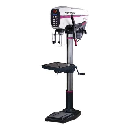 Masina de gaurit și filetat cu viteza variabla, cu curele, model DP 26BV-T, Optimum