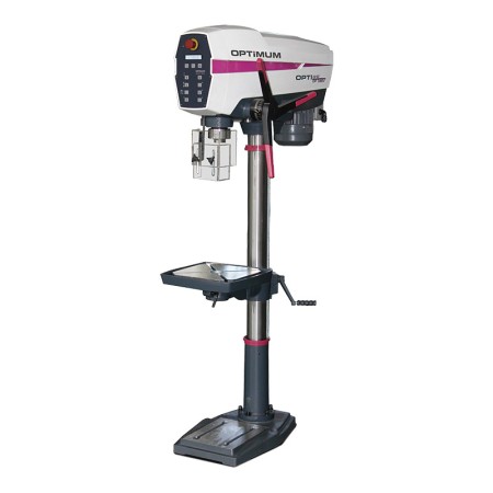 Masina de gaurit si filetat cu viteza variabla, cu curele, 400 V, 1.5 kW, model DP 33BV, Optimum