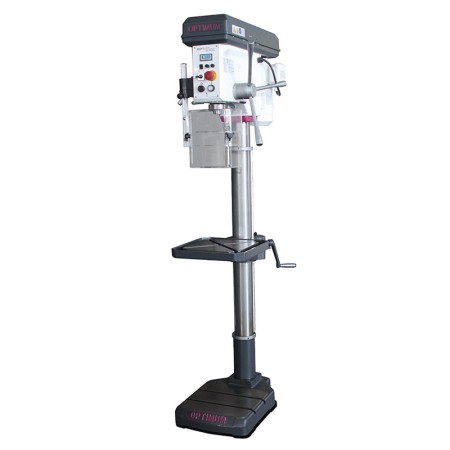 Masina de gaurit robusta cu curele si turatie reglabila electronic, model DH 28 BV, 400 V, 1.5 kW, Optimum