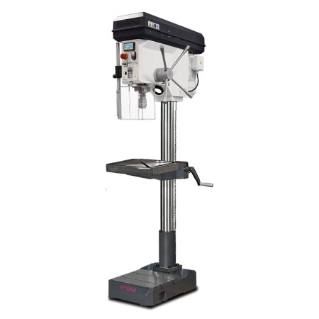 Masina de gaurit robusta cu curele si turatie reglabila electronic, 400 V, 2.2 kW, model DH 40 BV, Optimum