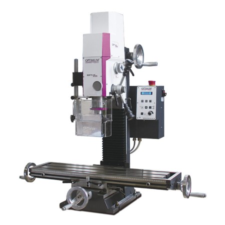 Masina de frezat cu turatie variabila, 230 V, 950 W, cursa de gaurire 40 mm, model MH 22 V, Optimum