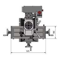 Masina de frezat cu turatie variabila, 230 V, 950 W, cursa de gaurire 40 mm, model MH 22 V, Optimum