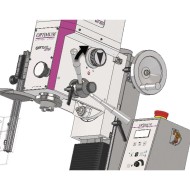 Masina de frezat cu turatie variabila, 230 V, 950 W, cursa de gaurire 40 mm, model MH 22 VD, Optimum