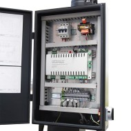 Masina de frezat, 400 V, 2.5 kW, deschidere brat 285 mm, prindere tija M16, modelul MH 50 G, Optimum